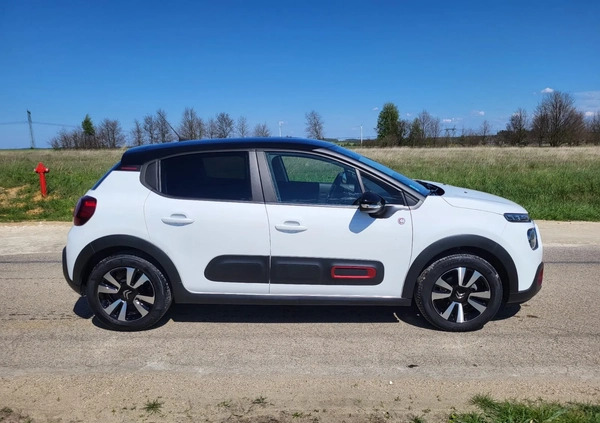 Citroen C3 cena 47900 przebieg: 17000, rok produkcji 2021 z Kłobuck małe 326